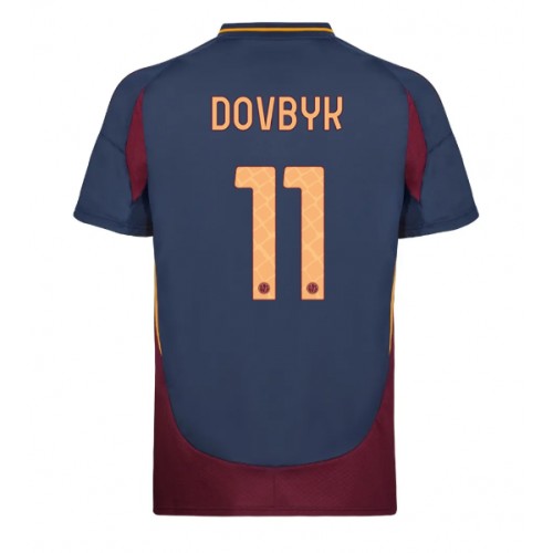 Dres AS Roma Artem Dovbyk #11 Rezervni 2024-25 Kratak Rukav